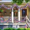 59.06 ft (9-Piece) 4th of July Tinsel Garland Decorations, Red White & Blue Patriotic Fringe Decor for Independence Day, Memorial Day, and Party Supplies